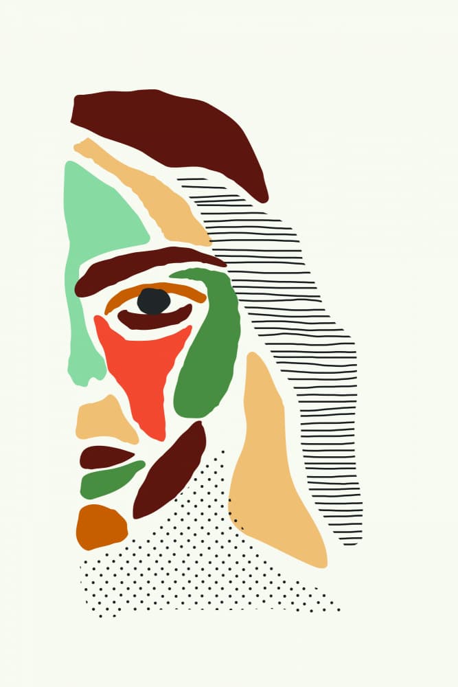 Abstract Profile Forms by jay stanley — canvas wall art