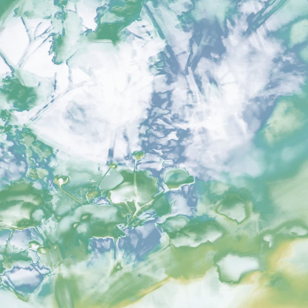 Tranquil Water Garden by Renée Stramel — canvas wall art