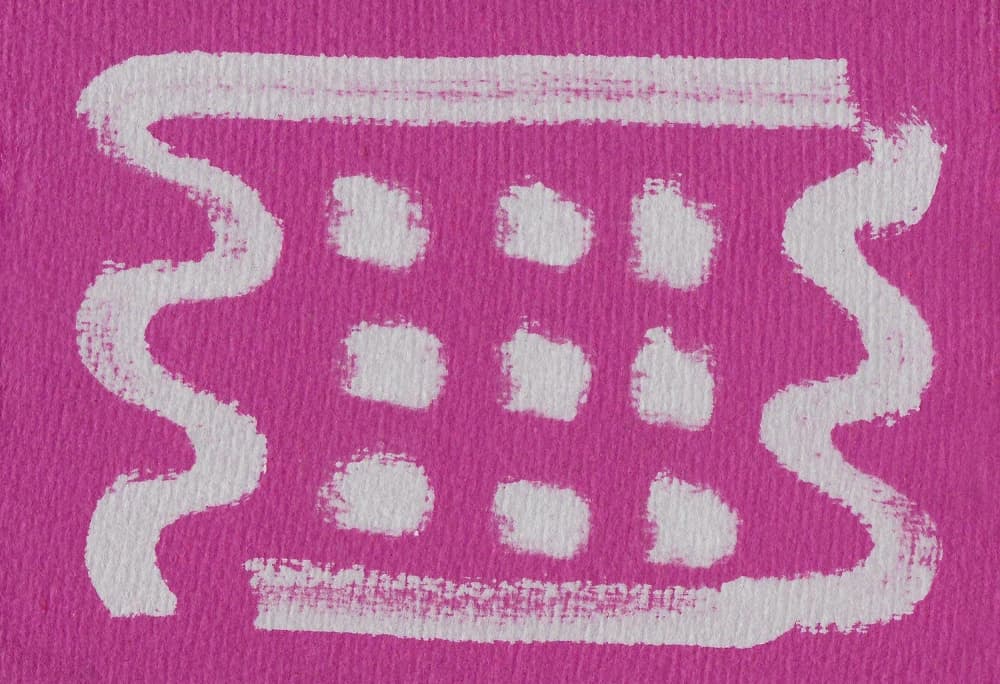 Modern Pink Pattern by Santhosh ch — canvas wall art