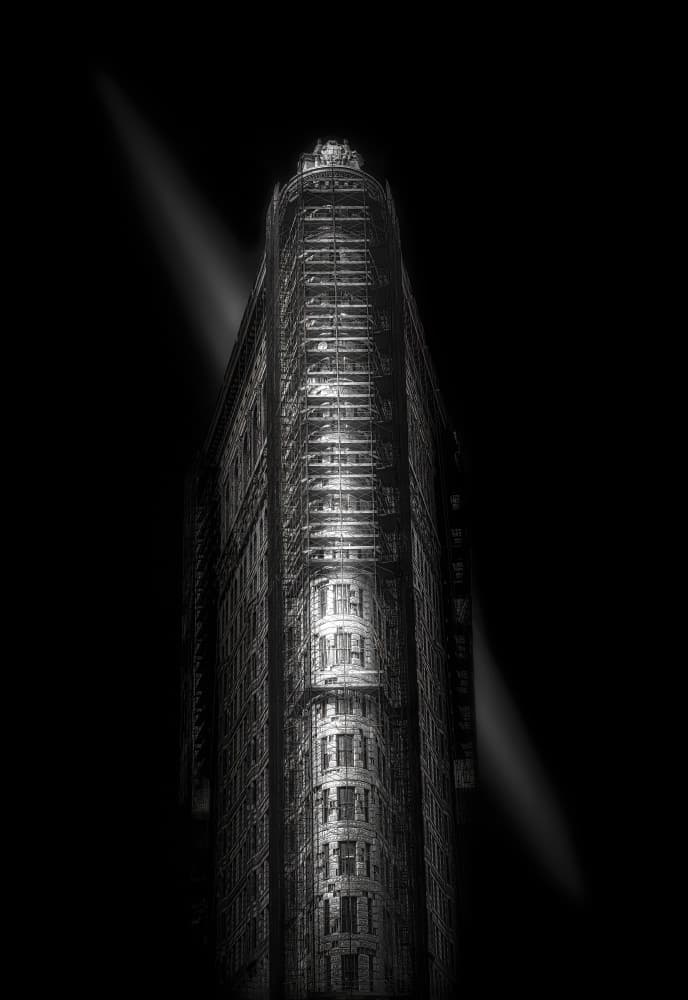 Iconic Flatiron Building by Catherine Wang — canvas wall art