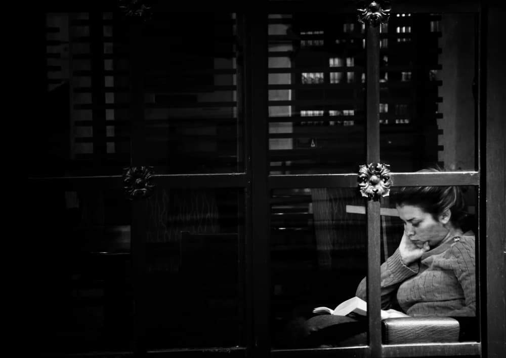 Quiet Night Reading by Fernando Alves — canvas wall art