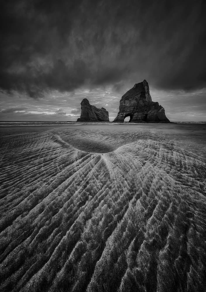 Dramatic Sea Arch Beach by Jingshu Zhu — canvas wall art