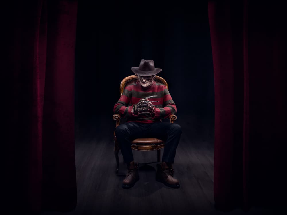 Ominous Stage Figure by Petri Damstén — canvas wall art