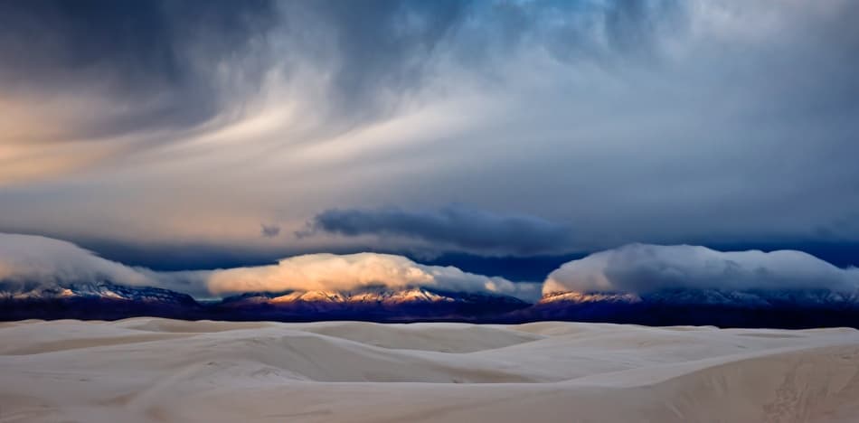 Dramatic Desert Sky by John Fan — canvas wall art
