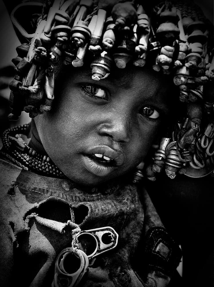 Adorned Child's Gaze by Joxe Inazio Kuesta Garmendia — canvas wall art