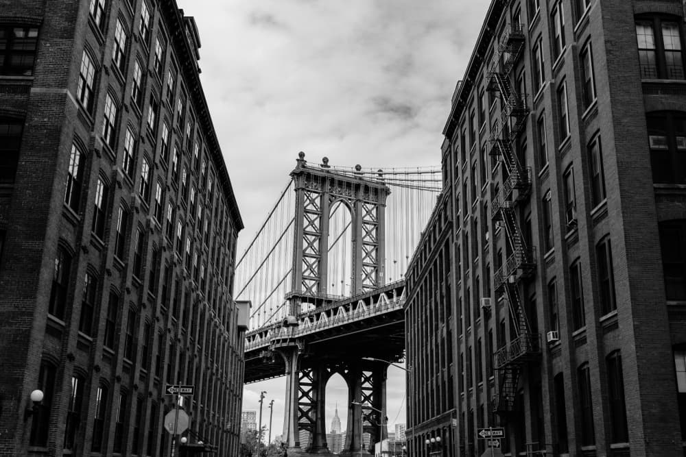 Dumbo Manhattan Bridge by Bethany Young — canvas wall art