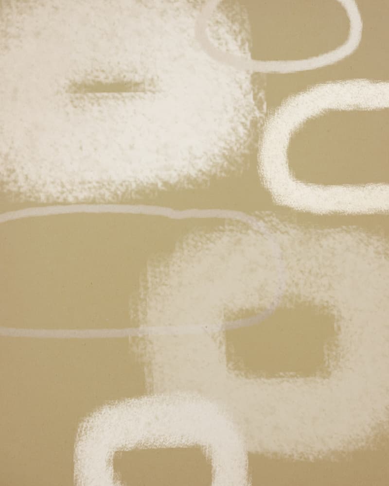 Soft Beige Shapes by Diana Jahns — canvas wall art