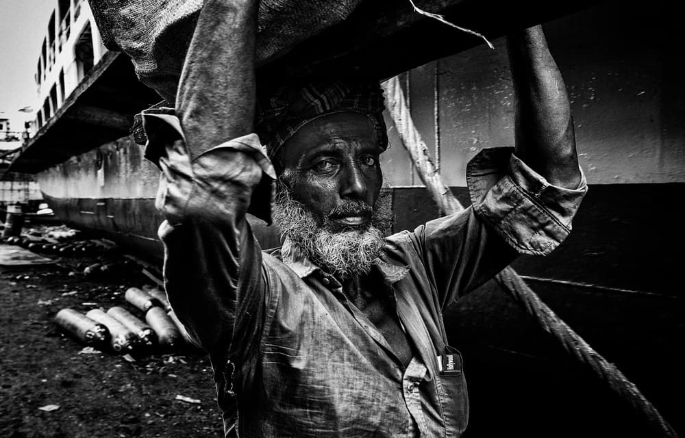 Working Man's Gaze by Joxe Inazio Kuesta Garmendia — canvas wall art