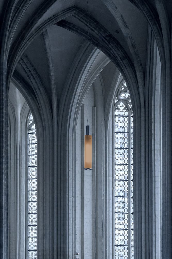 Gothic Arches Modern Light by Jef Van den Houte — canvas wall art