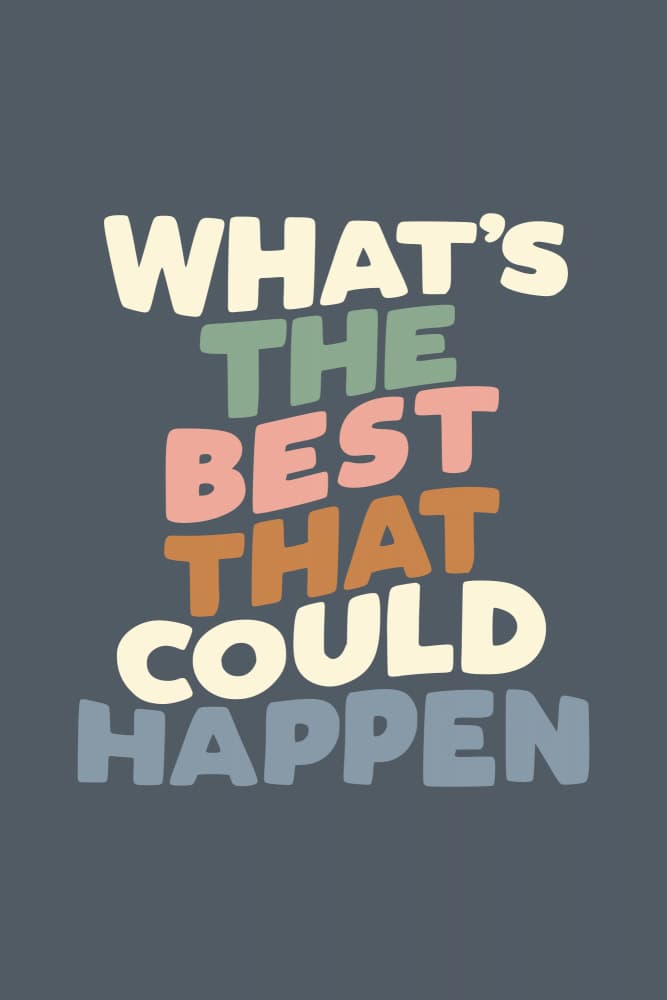 What's the Best That Could Happen 525c64 by Brett Wilson — canvas wall art