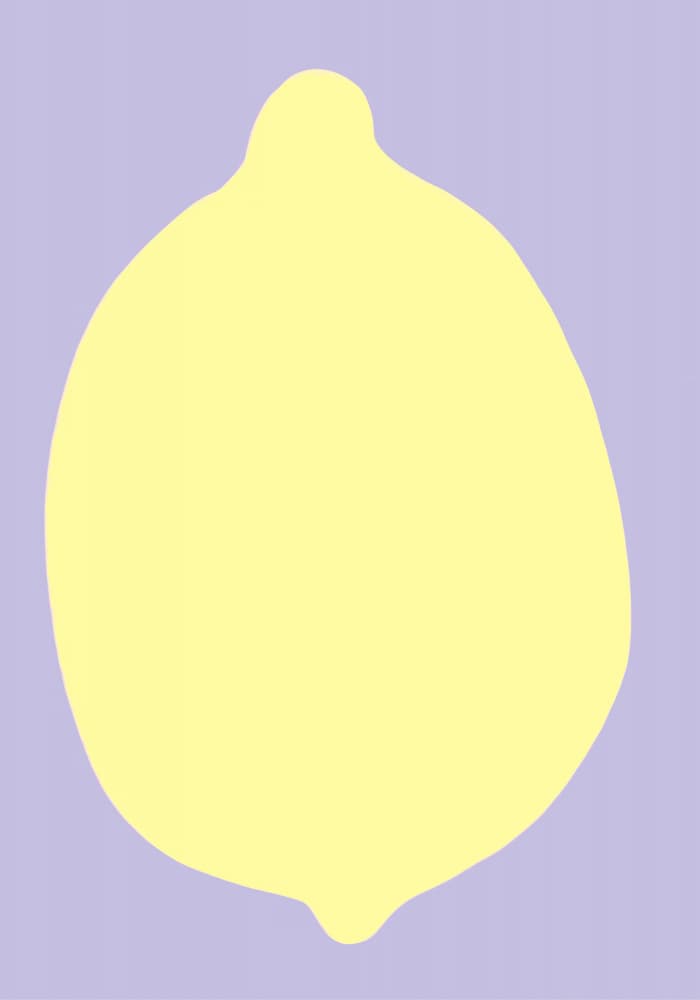 Big Lemon by Athene Fritsch — canvas wall art