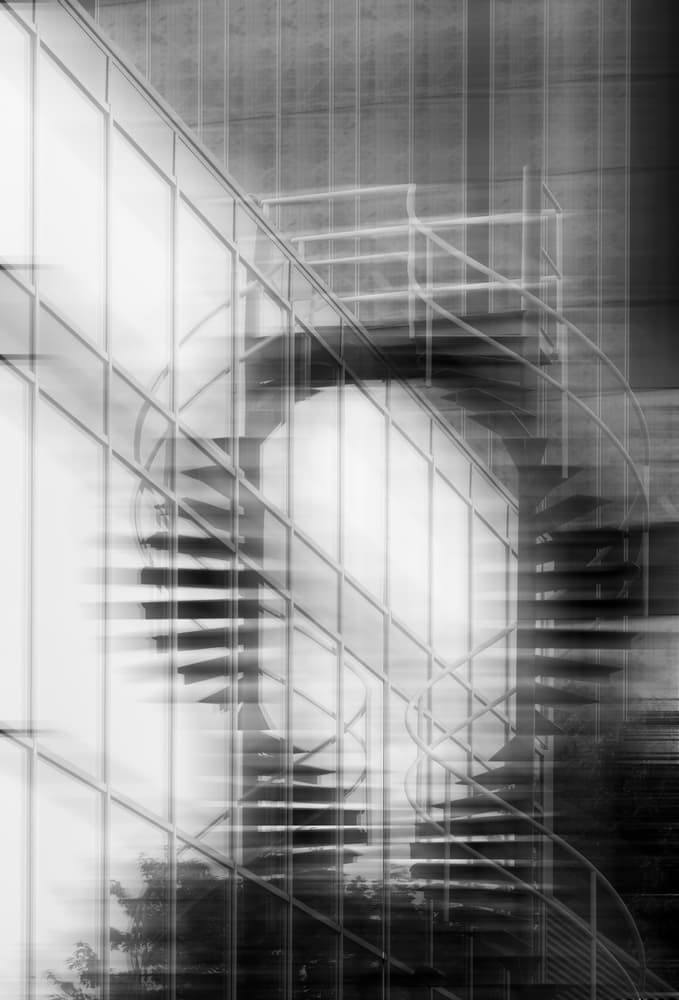 Modern Spiral Motion by Greetje van Son — canvas wall art