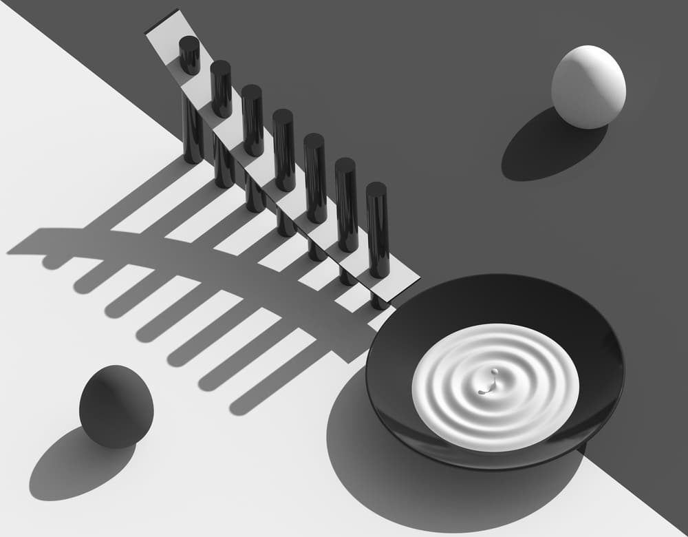 Geometric Still Life Shadows by Antonyus Bunjamin (Abe) — canvas wall art