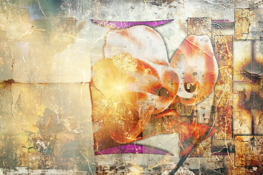 Golden Organic Glow by Rafal Kulik — canvas wall art