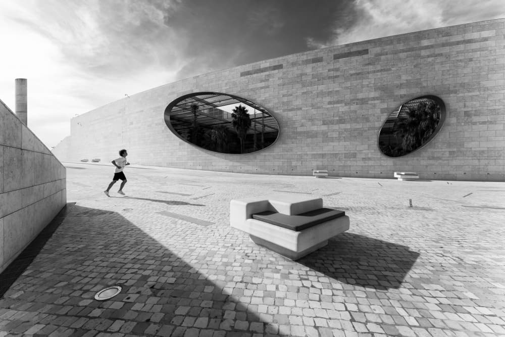 Runner Modern Architecture by Jurij Bizjak — canvas wall art