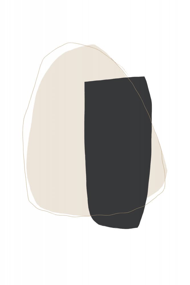 Geometric Shapes and Neutral by uplusmestudio — canvas wall art