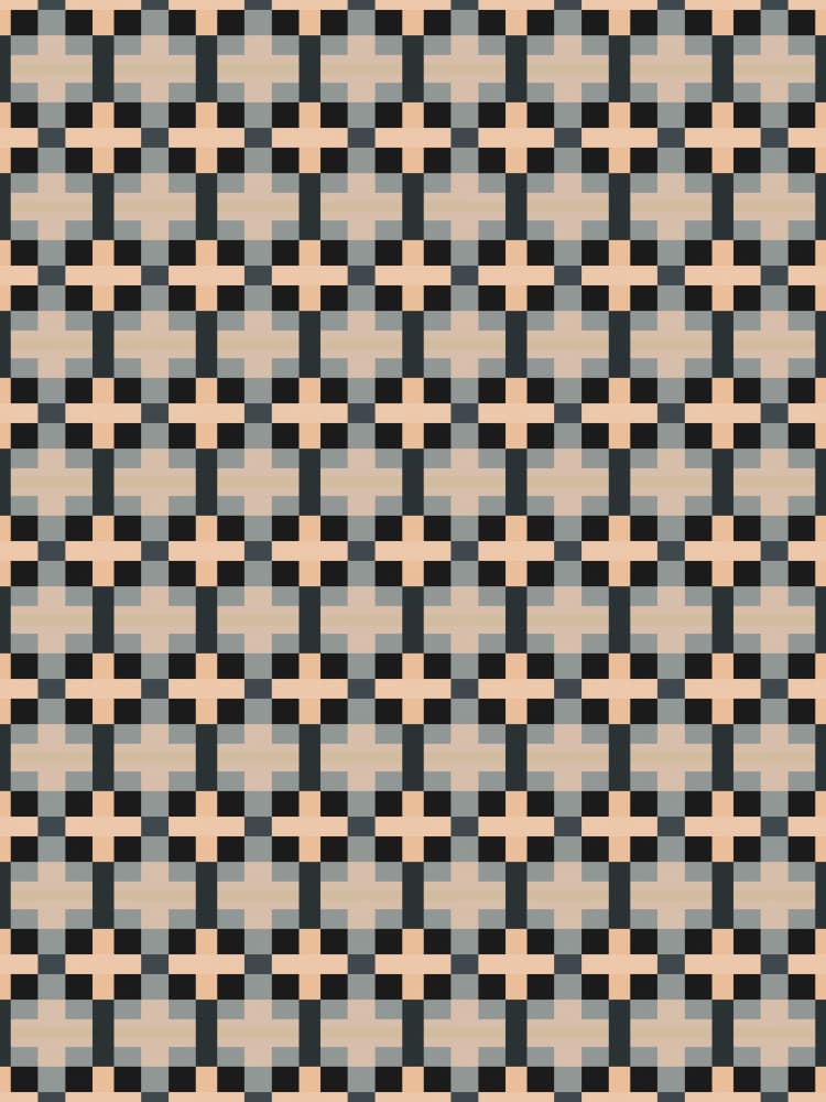 Intricate Geometric Pattern by Little Dean — canvas wall art