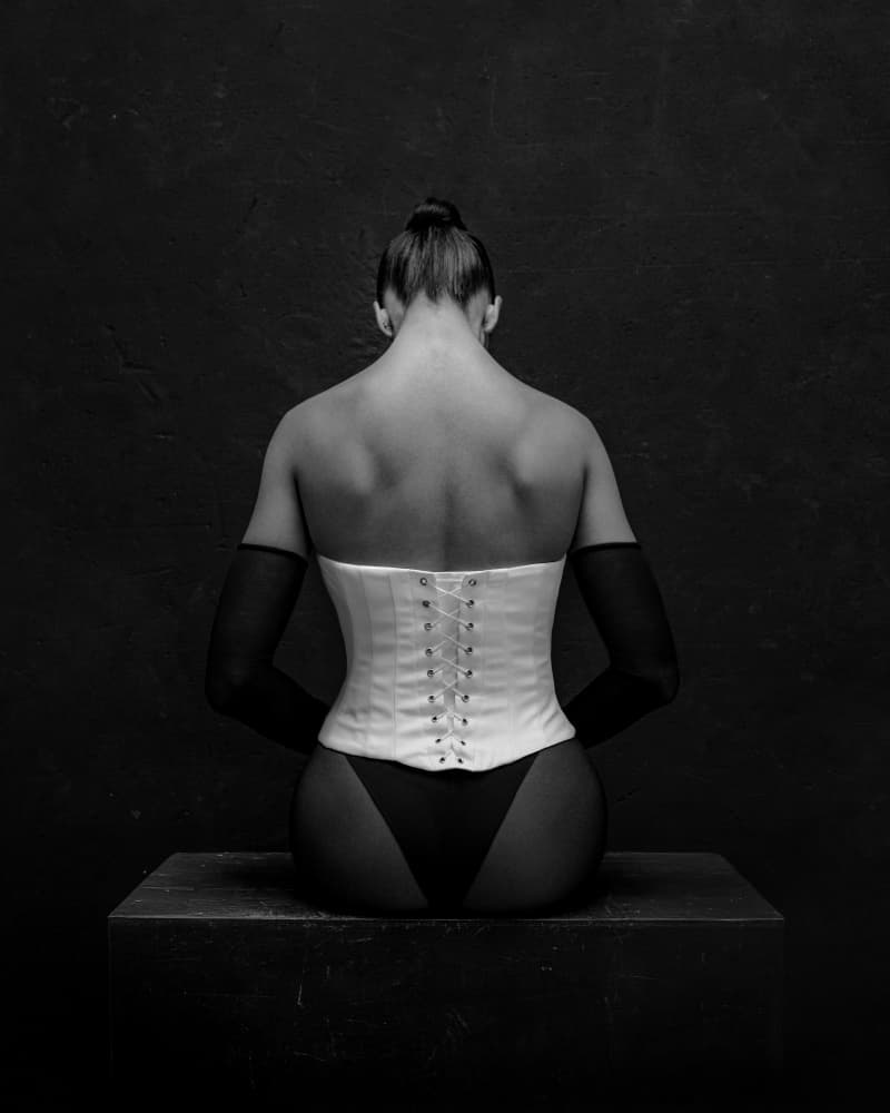 Elegant Corset Back by Alexander Yakovlev — canvas wall art