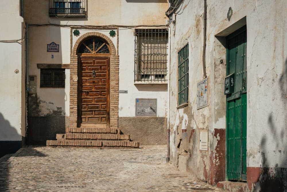 Historic Street Doorway by Aimee Giles — canvas wall art