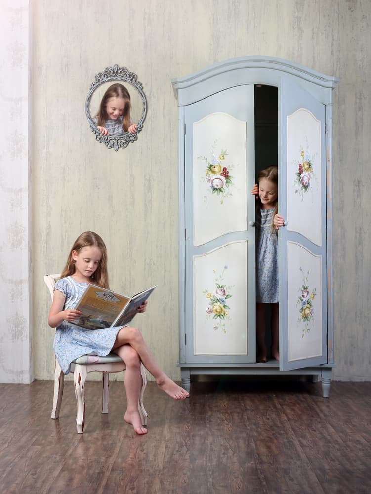 Girl's Playful Imagination by Victoria Glinka — canvas wall art