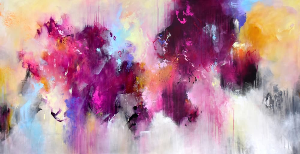Dynamic Color Fusion by Kirsten Handelmann — canvas wall art