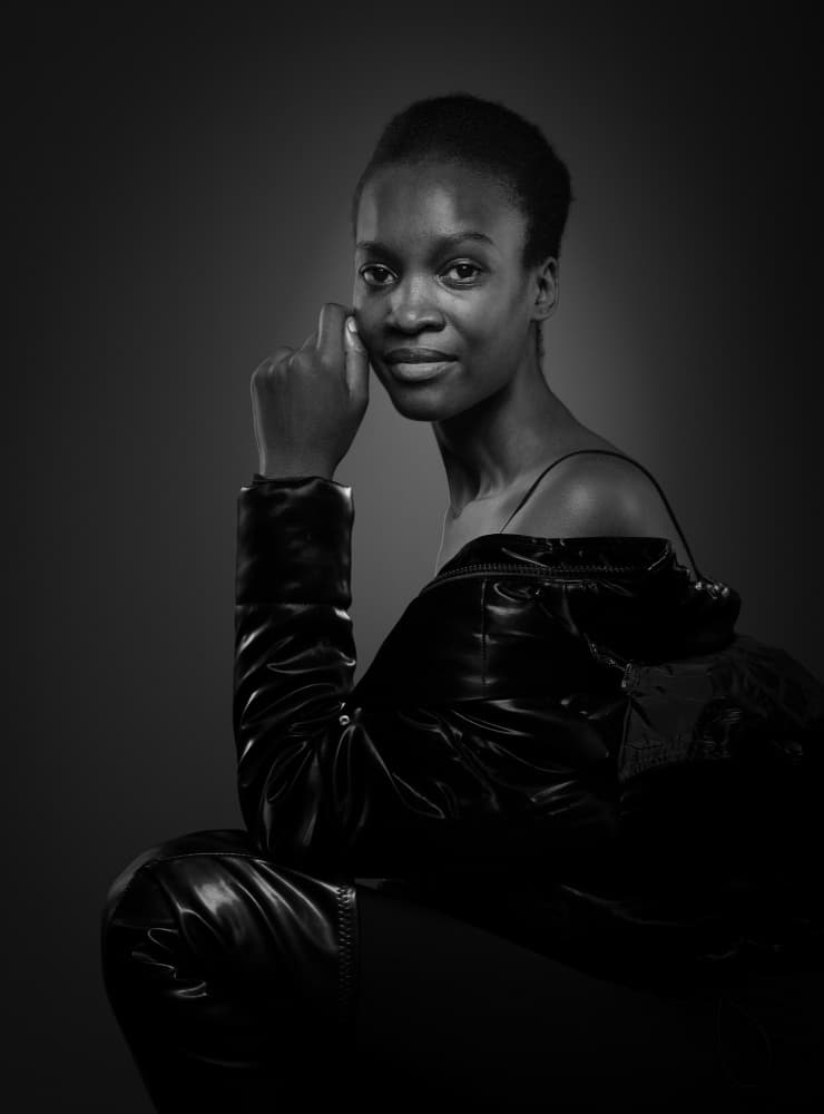 Confident Black Woman by Emma Zhao — canvas wall art
