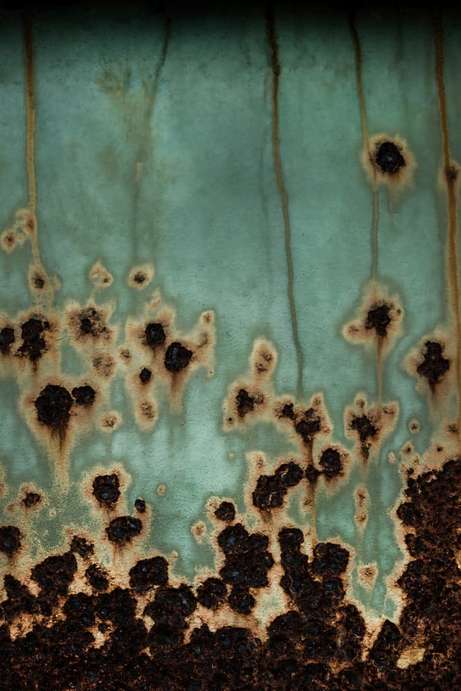 Teal Rust Patina by Studio Meikle — canvas wall art