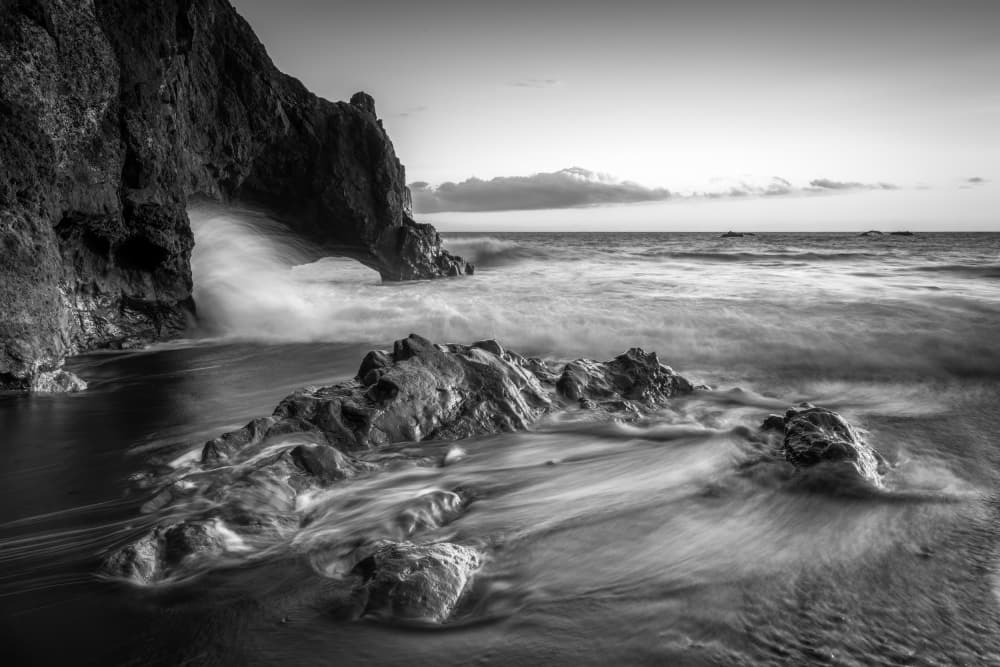 Coastal Arch Flow by Christoph Schaarschmidt — canvas wall art