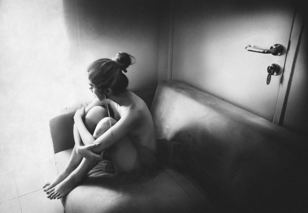 Pensive Nude Woman by Sebastian Kisworo — canvas wall art