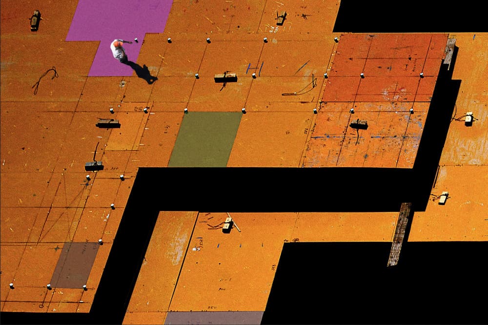Industrial Geometric Pattern by Keisuke Togawa — canvas wall art