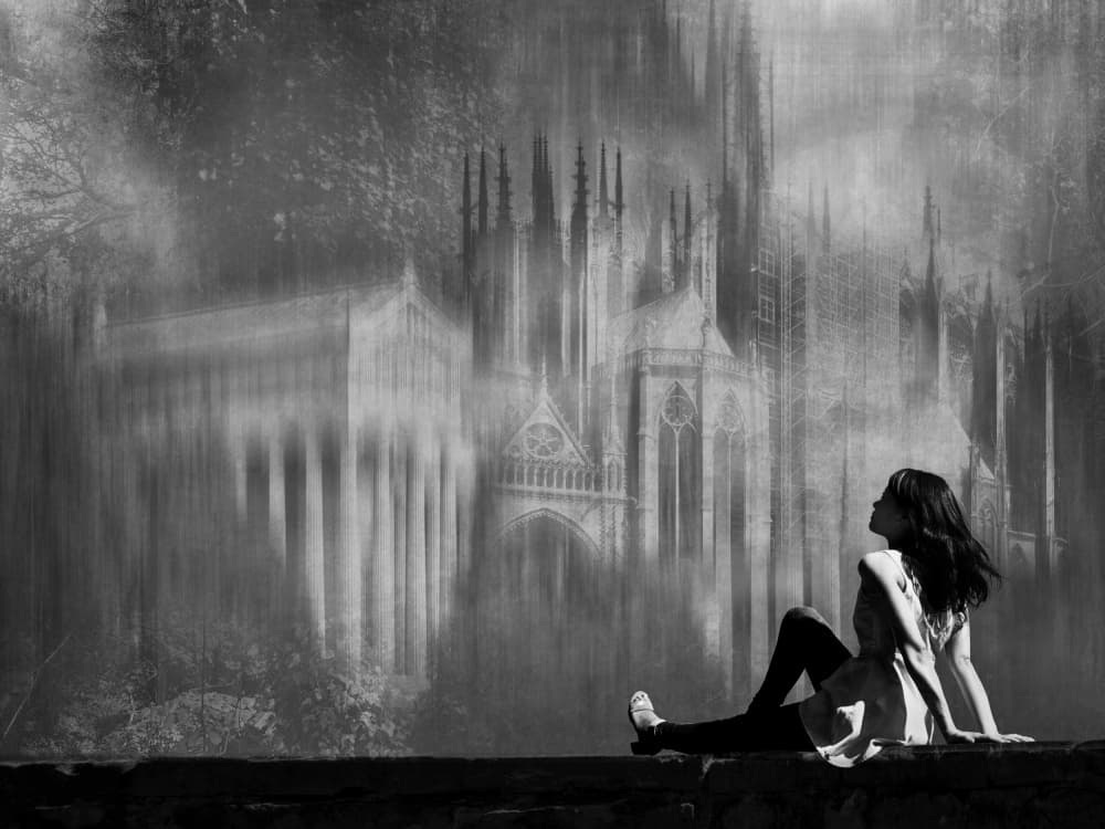 Dreaming of Gothic Castles by Eiji Yamamoto — canvas wall art