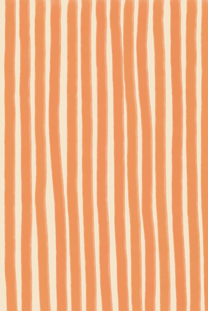 Orangestripespattern by Treechild — canvas wall art