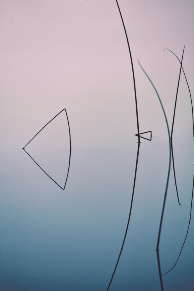 Serene Water Reflection by Christina Sillen — canvas wall art