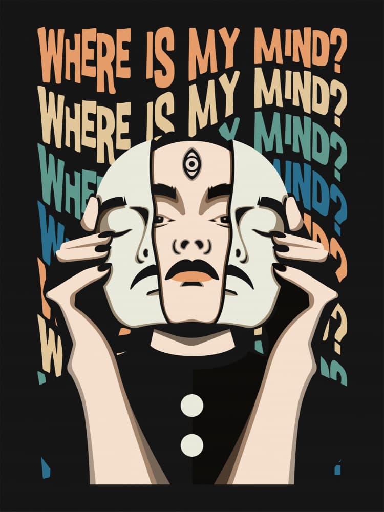 Questioning My Identity by Retrodrome — canvas wall art