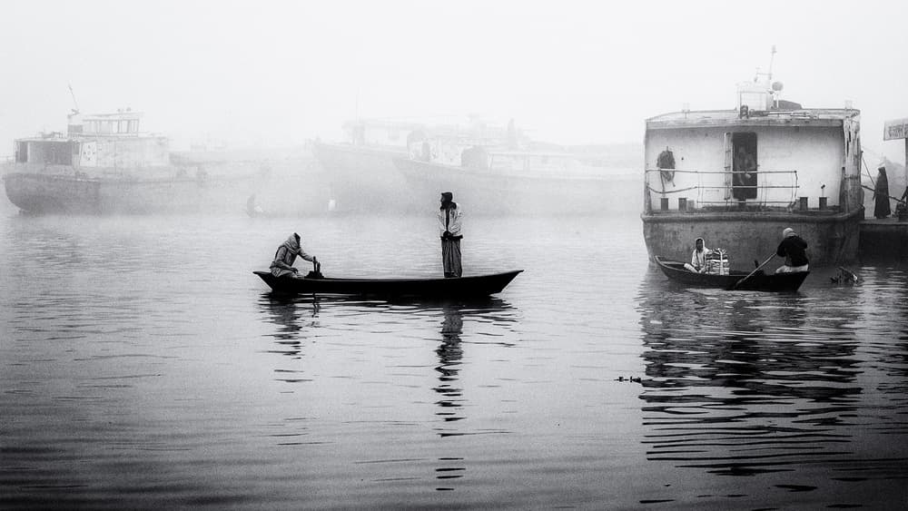 Misty River Morning by Marcel Rebro — canvas wall art