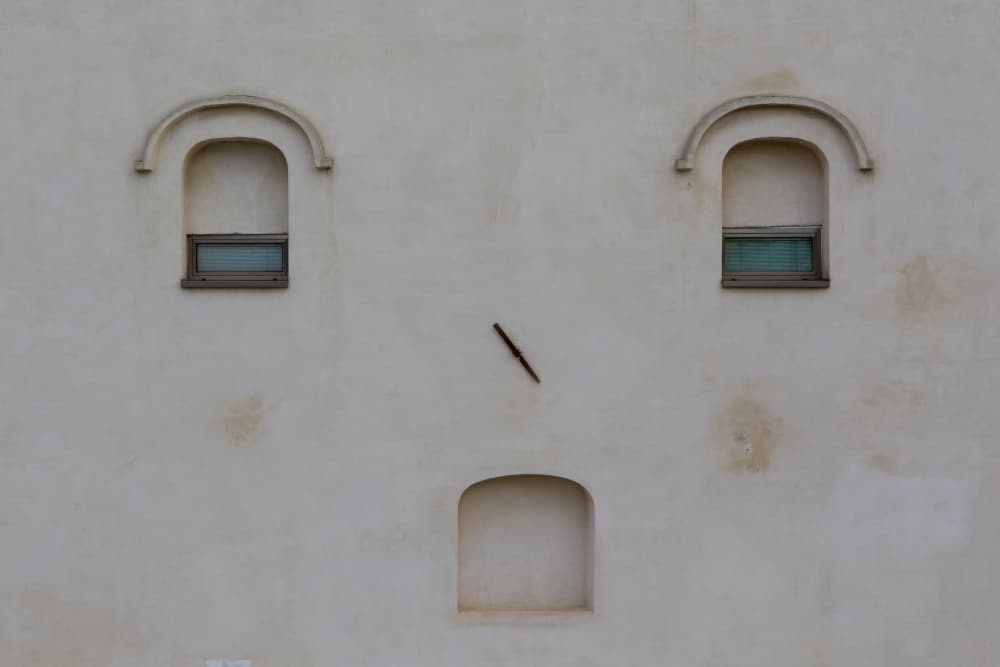 Minimalist Building Face by Massimo Della Latta — canvas wall art