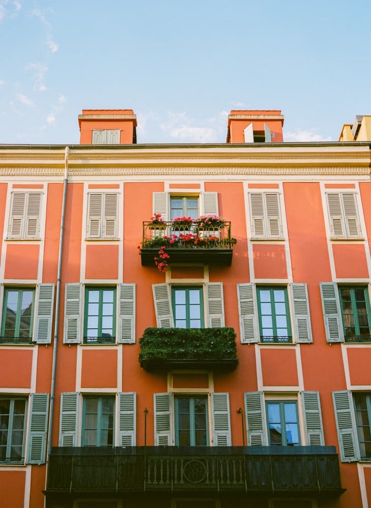 Vibrant Mediterranean Balcony by Bethany Young — canvas wall art