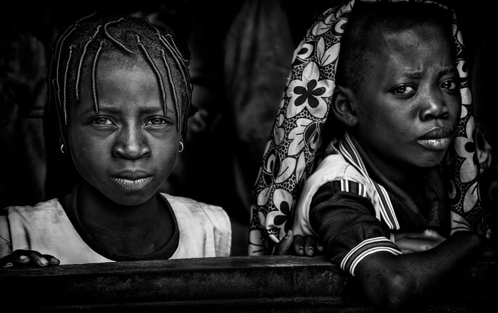 Children's Deep Gaze by Joxe Inazio Kuesta Garmendia — canvas wall art