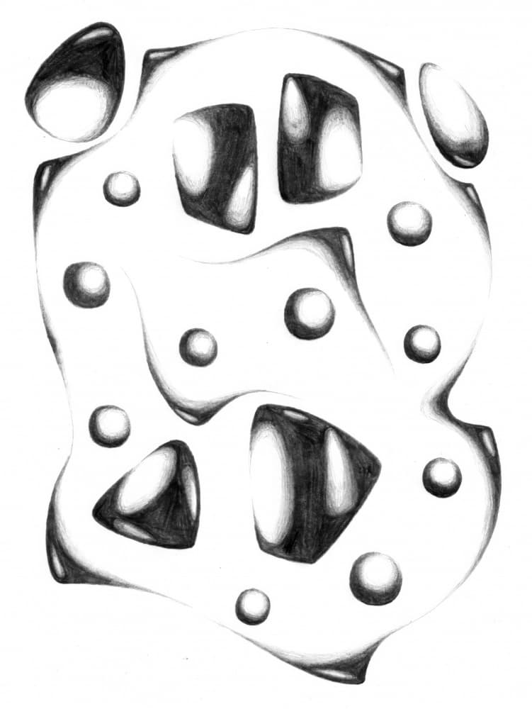 Abstract Bubble Forms by Kulik — canvas wall art
