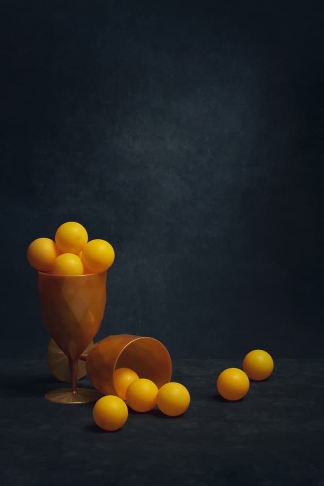 Golden Yellow Still Life by Brig Barkow — canvas wall art