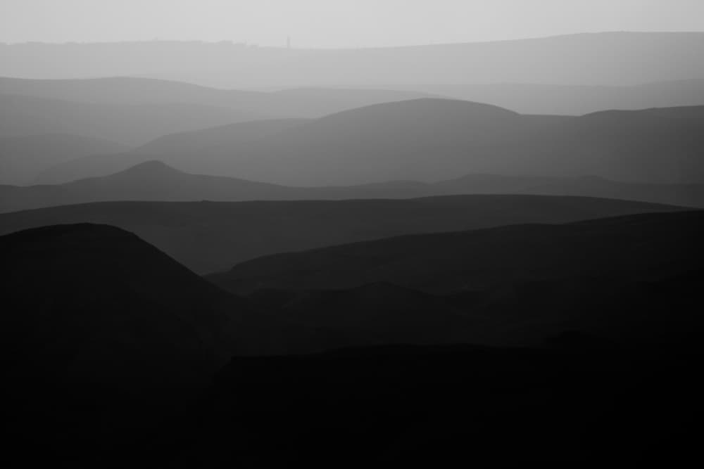 Atmospheric Mountain Layers by Tal Paz-Fridman — canvas wall art