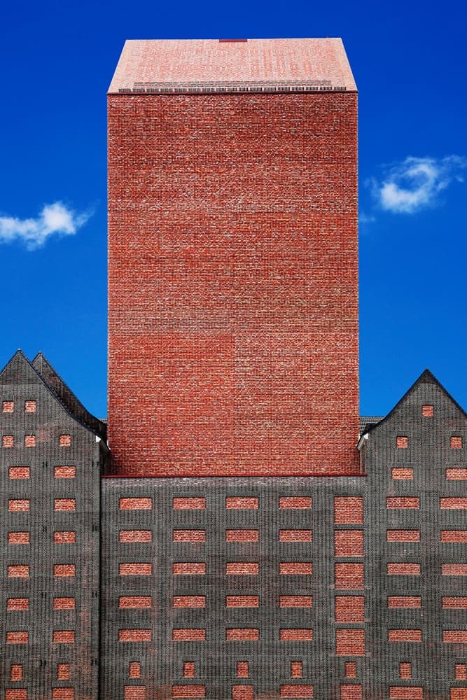 Red Brick Tower by Eric Mattheyses — canvas wall art