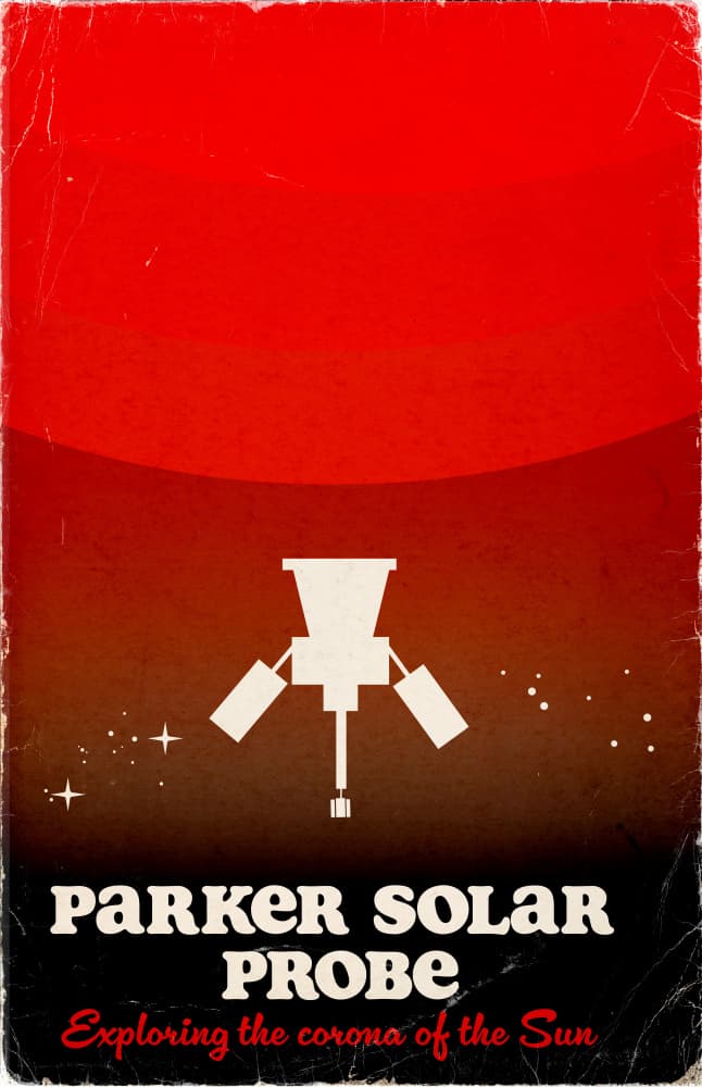 Solar Probe Journey by Nicholas — canvas wall art