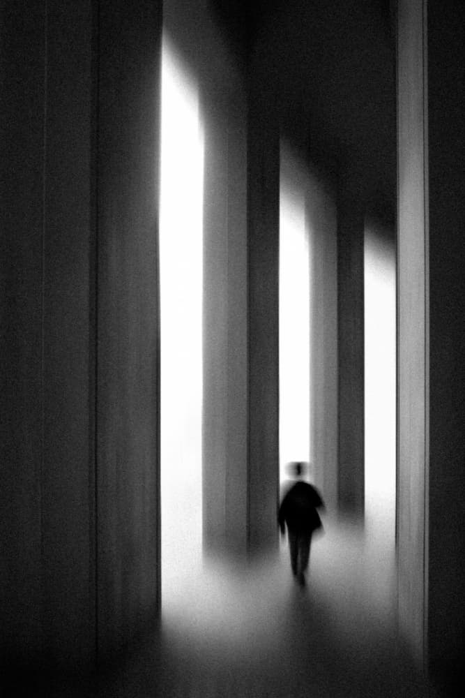 Walking Through Light by Tony Xu — canvas wall art