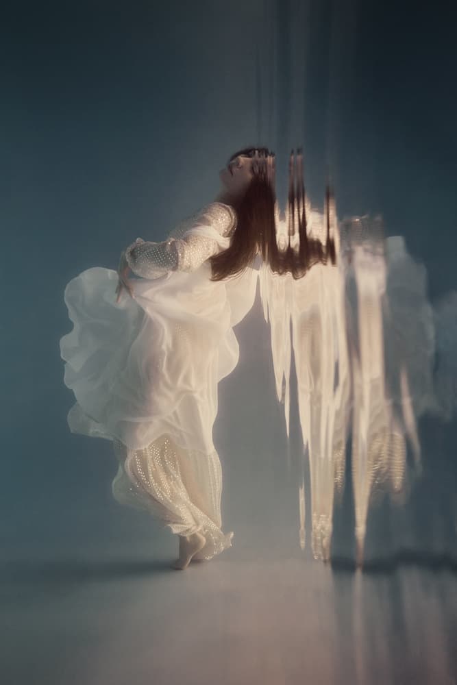 Ethereal Woman Floating by Dmitry Frizel — canvas wall art
