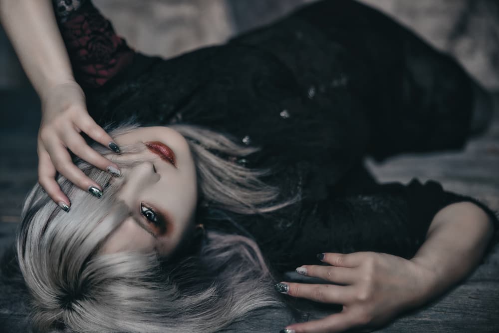 Mysterious Goth Glamour by KOIKI — canvas wall art