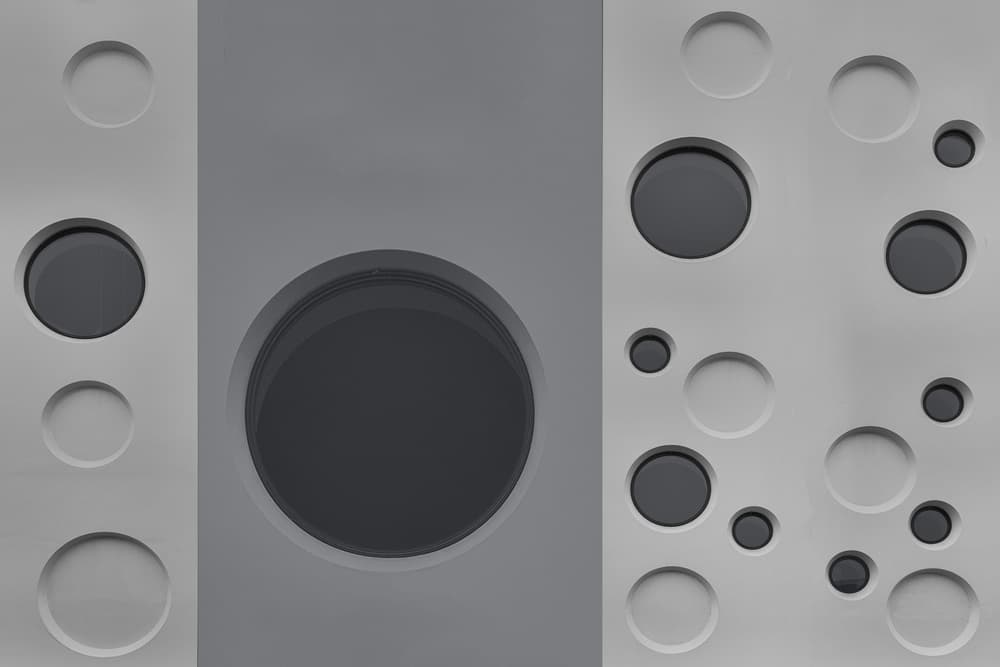 Geometric Circle Pattern by Theo Luycx — canvas wall art