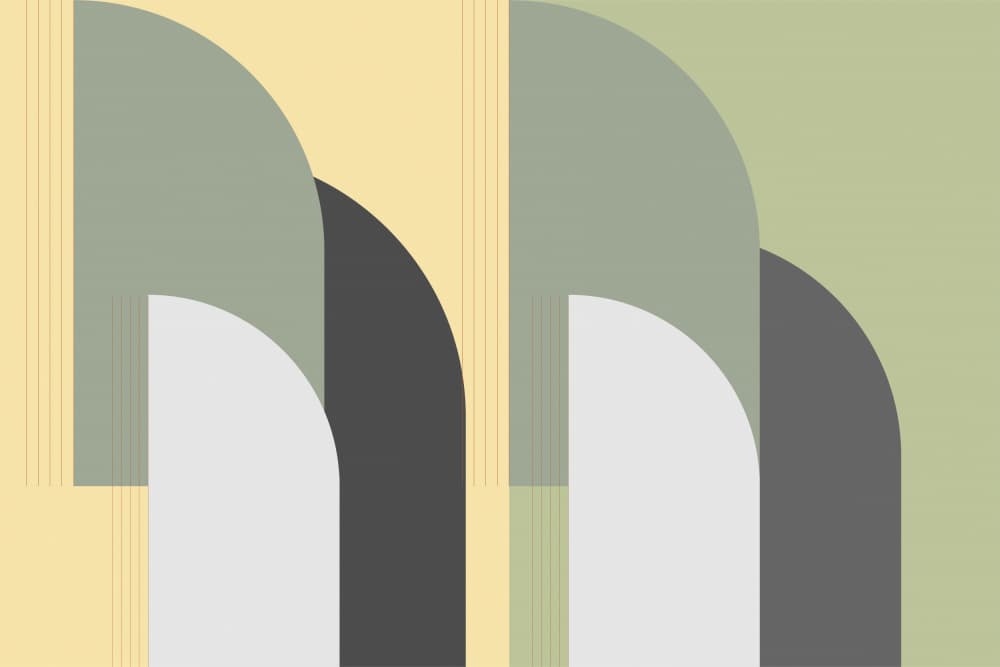 Muted Arch Pattern by Nilesh Kulkarni — canvas wall art