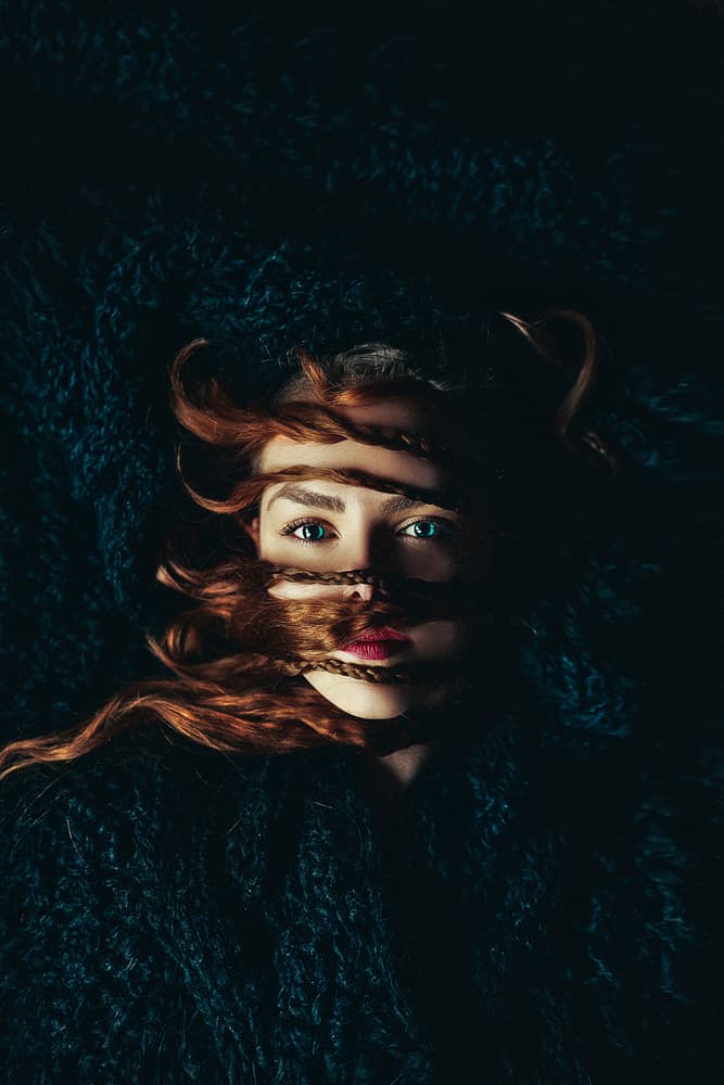 Mysterious Green Gaze by Ruslan Bolgov — canvas wall art