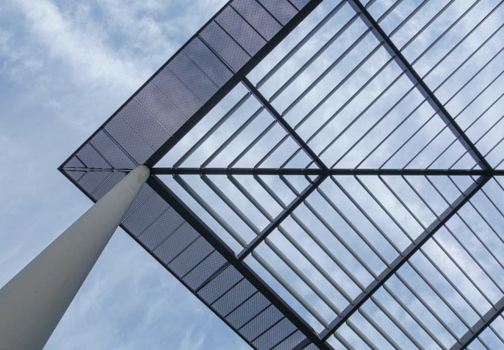 Modern Geometric Sky Structure by Stephan Rückert — canvas wall art